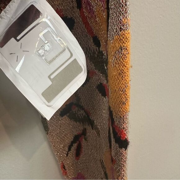 MISSONI Cardigan Women Size Medium Wool Blend Floral Boho Office - Picture 9 of 10